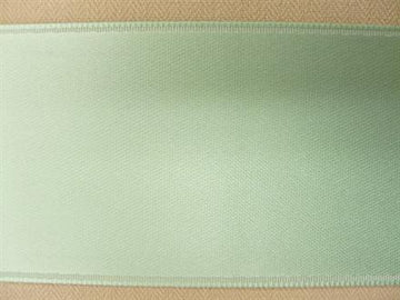 Satinbånd pastelgrøn 40mm, 1m