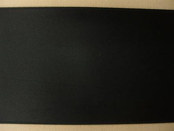 Satinbånd sort  70mm, 1m