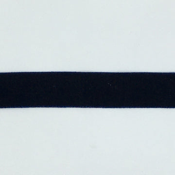 Velourelastik, marineblå 16mm, 1m