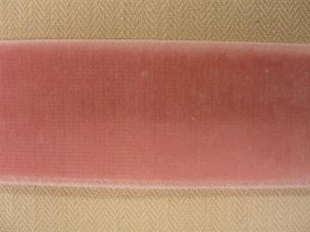 Velourelastik, rosa 22mm, 1m