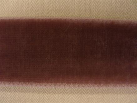 Velourelastik, gammelrosa 22mm, 1m