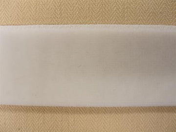 Velourelastik, hvid 36mm, 1m