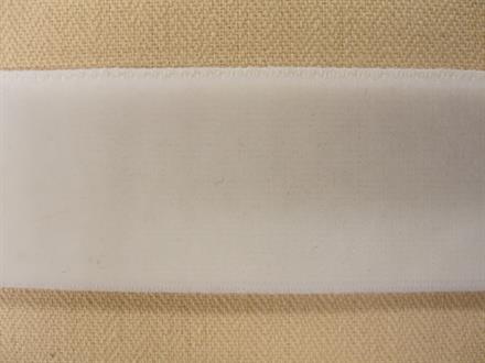 Velourelastik, hvid 22mm, 1m