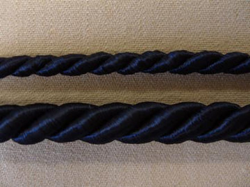 Possementsnor, marineblå 2,5 mm, 1m
