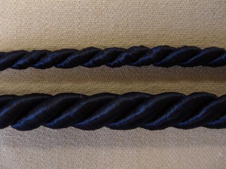 Possementsnor, marineblå 2,5 mm, 1m