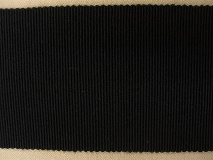 Grosgrainbånd, sort 50mm, 1m