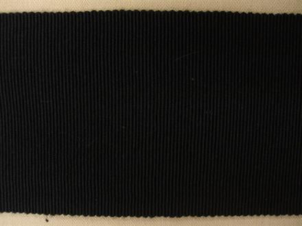 Grosgrainbånd, sort 65mm, 1m
