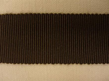 Grosgrainbånd, mørkebrun 25mm, 1m