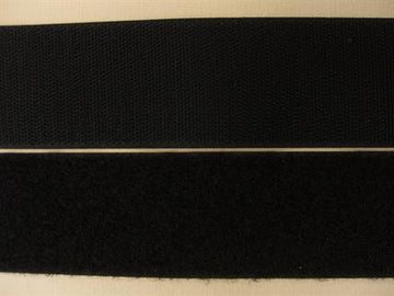 Burrebånd, sort 50mm, 1m