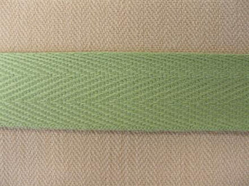 Bændel, babylysegrøn 14mm, 1m