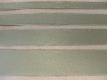 Bomulds-satinbånd, lys støvet grøn 15mm, 1m