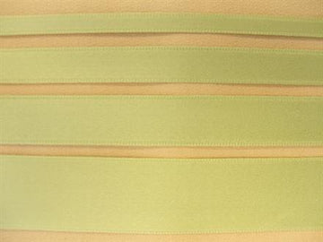 Bomulds-satinbånd, pastelgrøn 10mm, 1m
