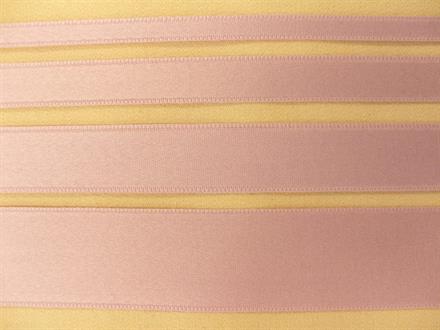 Bomulds-satinbånd, lys lavendel 25mm, 1m