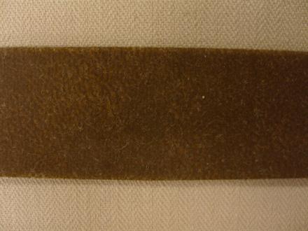 Imiteret skind, mat brun 20mm, 1m
