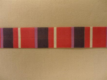 Skråbånd mønstret, pink/lilla stribet, 1m