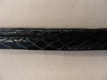 Tittekant imiteret slangeskind, sort, 1m
