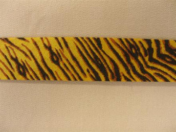 Skråbånd mønstret, tiger print, 1m