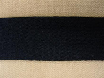 Jersey skråbånd, marineblå, 1m