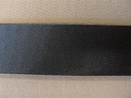 Skråbånd satin, mørkegrå 20mm, 1m