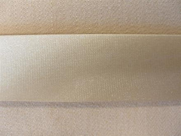 Skråbånd satin, lys beige 20mm, 1m