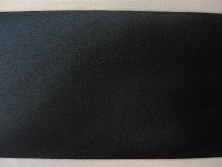 Skråbånd satin, sort 50mm, 1m