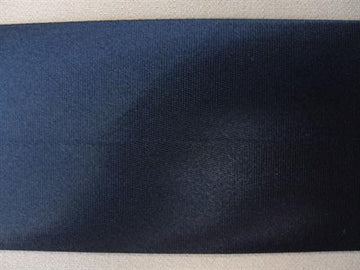 Skråbånd satin, marineblå 50mm, 1m