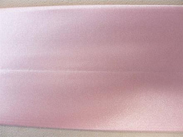 Skråbånd satin, lyserød 50mm, 1m