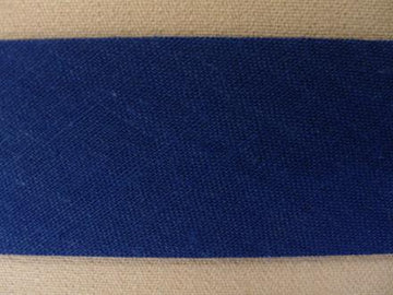 Skråbånd bomuld, koboltblå 27mm, 1m