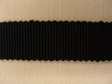 Grosgrainbånd,  sort 15mm, 1m