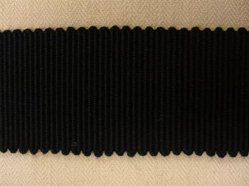 Grosgrainbånd,  sort 25mm, 1m