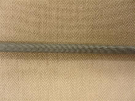 Rund elastik 3mm, grå, 1m
