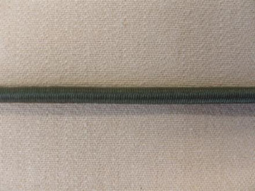 Rund elastik 3mm, armygrøn, 1m