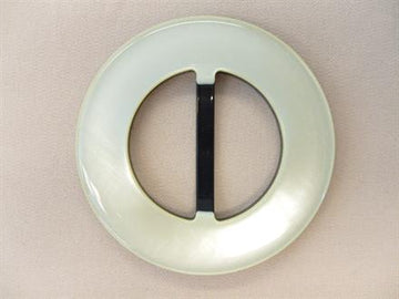 Rundt 40mm plast, hvid changerende