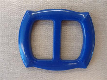 Rektangulær 20mm plastik, koboltblå