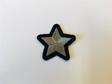 Strygemærke sølv stjerne