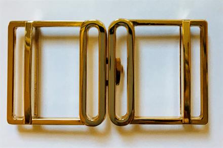 Guld bæltespænde, 60 mm. (lille)