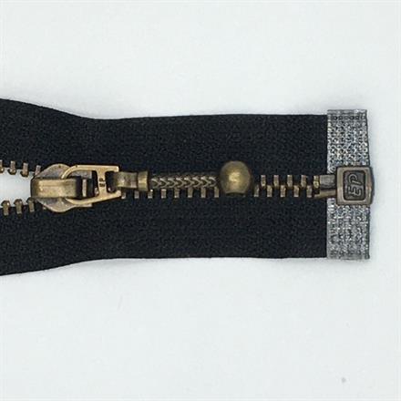 Sort metal delbar 60cm 6mm