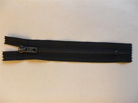 Lynlås metal ikke delbar sort 15cm 6mm sort