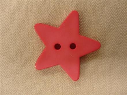 Stjerneknap, pink 25mm