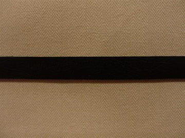 Imiteret skindbånd sort 8mm