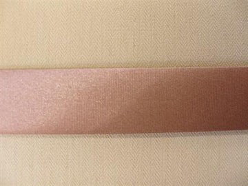 Skråbånd satin, gammel rosa  20mm, 1m