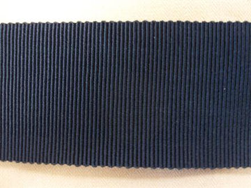 Grosgrainbånd, marineblå 40mm, 1m
