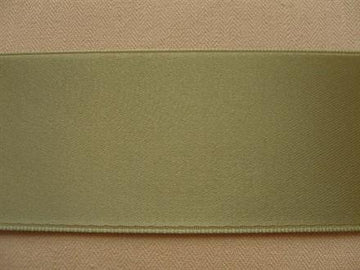 Satinbånd khaki  40mm, 1m