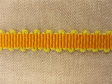 Grosgrainbånd, orange/gul 8mm, 1m