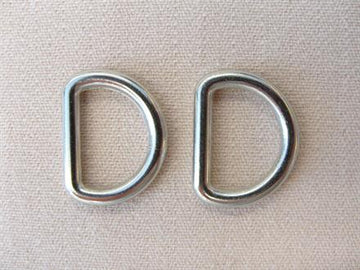 D-ringe, sølv 10mm