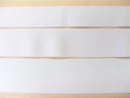 Elastik hvid  80mm, 1m