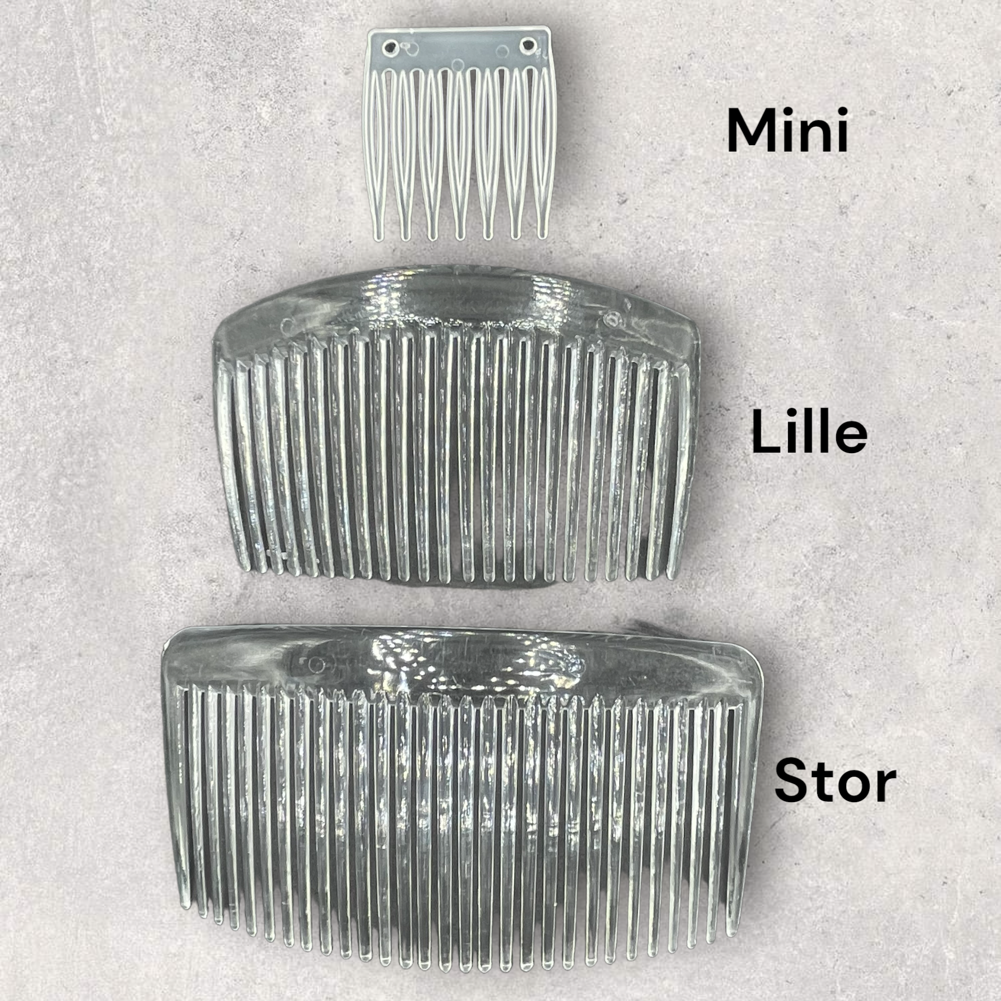 Mini hårkam, transparent – Handler Copenhagen