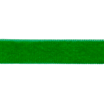 Velourbånd, grøn  16mm, 1m