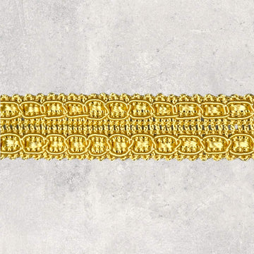 Agraman, vintage gul/guld 28 mm, 1m