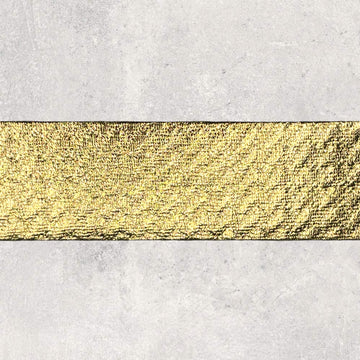 Skråbånd metallic guld